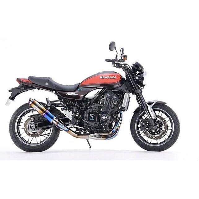 r’s gear アールズギア ワイバンクラシックR シリーズ UPタイプ サイレンサーカラー：チタンドラッグブルー Z900RS CAFE SE KAWASAKI カワサキ マフラー | r's gear | 01