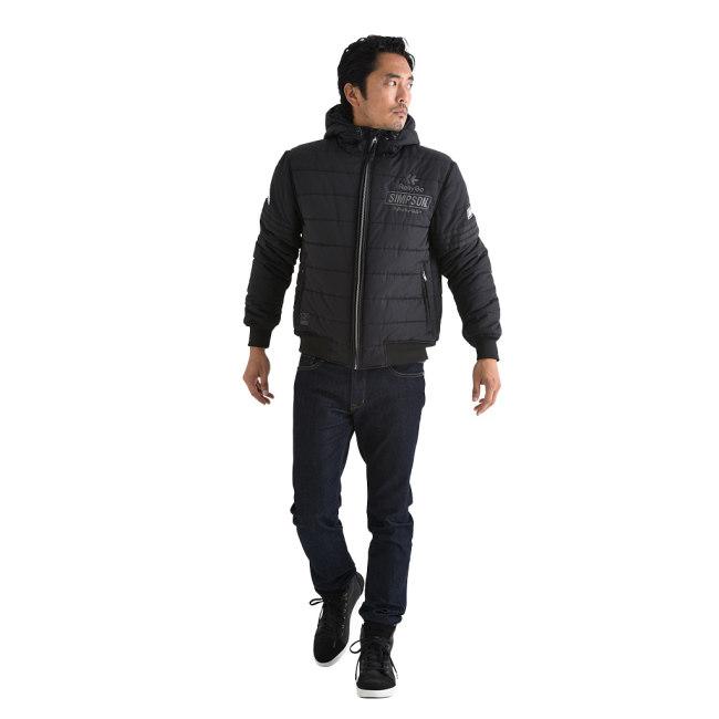 B*P様 超美品SIMPSON シンプソン ウインタージャケ ットL SIMPSON NSW-2203 ライダース ウィンタージャケット 秋冬モデル