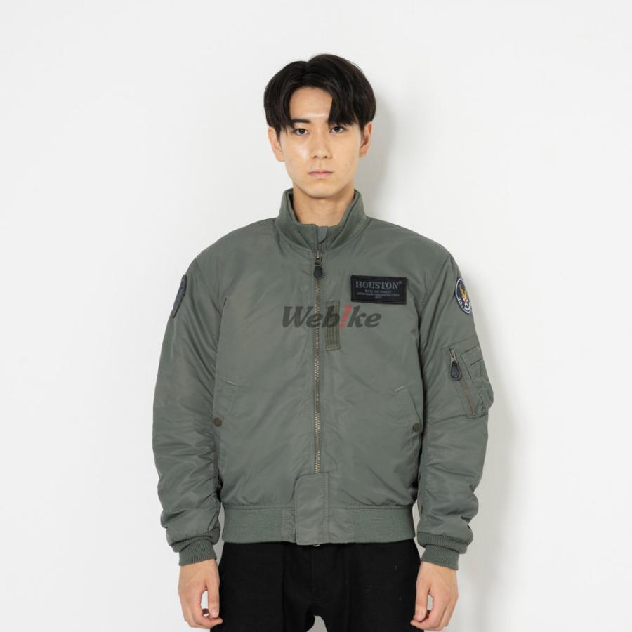 HOUSTON（ヒューストン） MA-1 M／C JAC サイズ：M ウインター