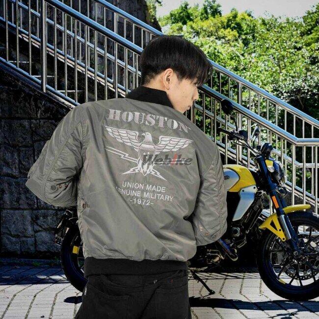 HOUSTON ヒューストン MA-1 M／C JAC サイズ：M ウインタージャケット ジャケット アパレル_5