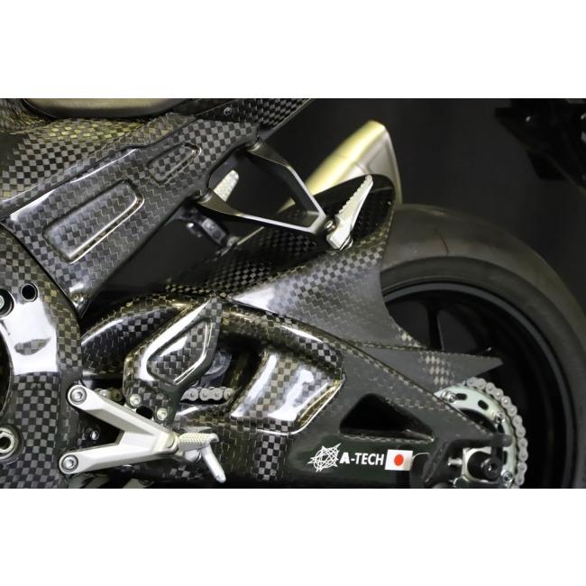綾織カーボン 　リアフェンダー　CBR1000RR　SC57 A-TECH エーテック リアフェンダーSPL 素材：DC 綾織ドライ