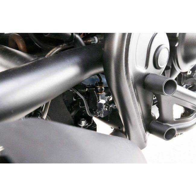 SWAGE-LINE スウェッジライン プロ リア ブレーキホースキット ホースカラー：ブラック / フィッティングカラー：レッド＆ブルー Rebel250 HONDA ホンダ_4