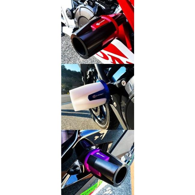 EVATEK エヴァテック Hybridボディースライダー トップカラー：ホワイト / ベースカラー：ハードパープル ZX-25R KAWASAKI カワサキ フレーム | ブランド登録なし | 01