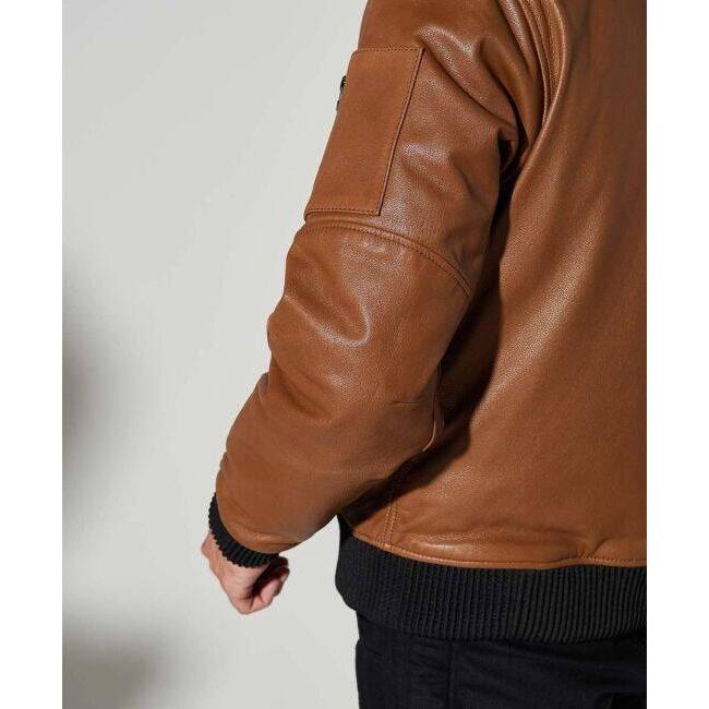 KADOYA KS LEATHER ブラウン レザージャケット L カドヤ(KADOYA) K'S LEATHER&K'S PRODUCT TSWR-GS セミダブル