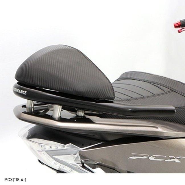 【値下げ】PCX用バックレスト(新品・未使用) ENDURANCE（エンデュランス） バックレスト＋グラブバーセット バック