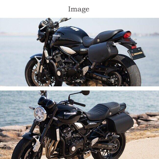 DEGNER デグナー Z900RS専用 シンセティックレザーサドルバッグ Z900RS