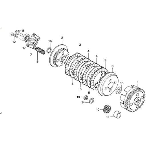 工房きたむら コウボウキタムラ SPクラッチリフタープレート NSF100 CRF100F CRF80F APE100 XR100R HONDA ホンダ クラッチスプリングリテーナー 駆動系 | 工房きたむら | 04