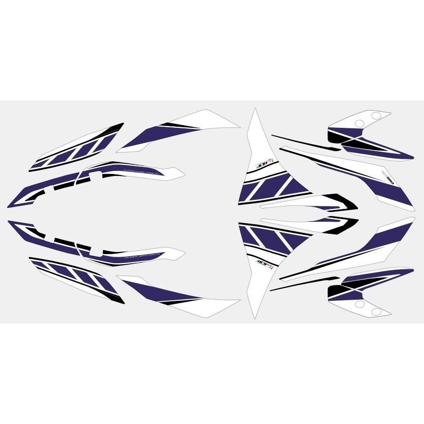 MDF エムディーエフ グラフィックキット タイプ：コンプリートセット(車両１台分のフルセット) X FORCE YAMAHA ヤマハ 外装 | MDF