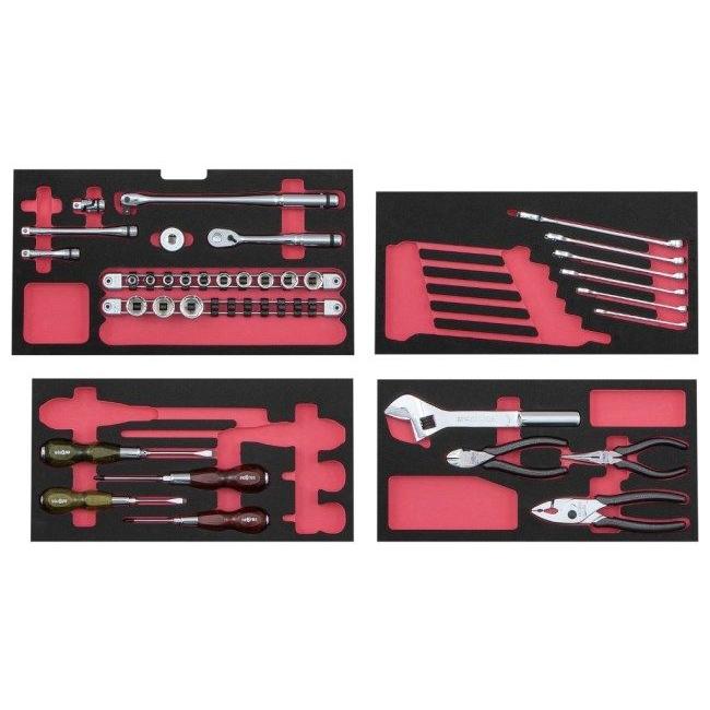 KTC Nepros ネプロス ツールセット インチサイズ[33点] セット工具