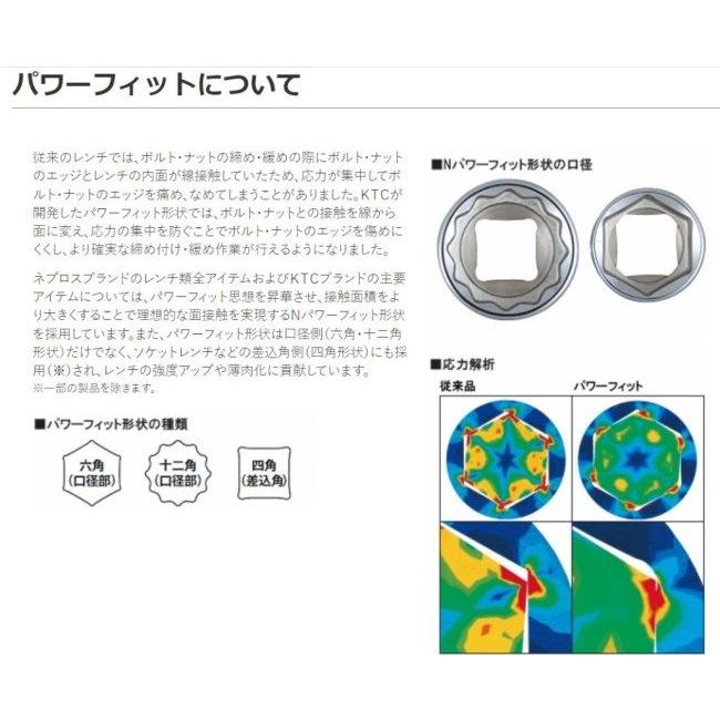 KTC Nepros ネプロス 9.5sq.ソケットレンチセット[26点]ケース付き