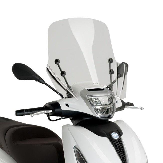 Puig プーチ ウインドシールド T.X.(Windshield T.X.) BEVERLY 300 PIAGGIO ピアジオ スクリーン 外装の画像