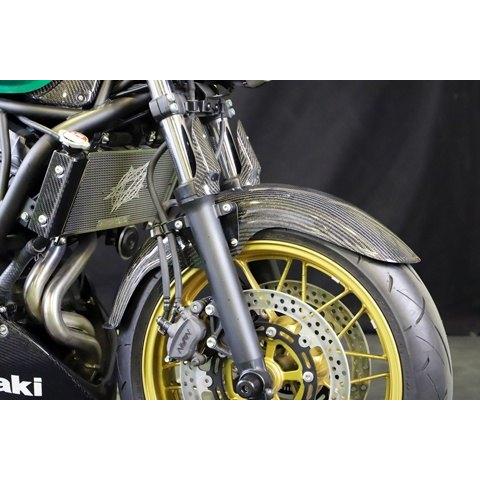 A-TECH エーテック フロントフェンダーSPL 素材：CK カーボンケブラー / クリアー塗装：なし Z650RS KAWASAKI カワサキ フロントフェンダー フェンダー関連の画像