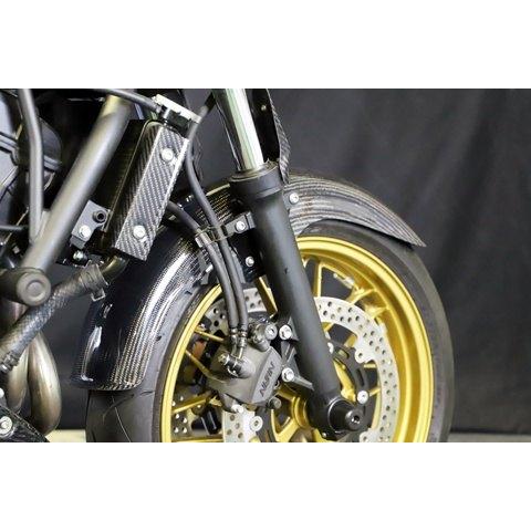 A-TECH エーテック フロントフェンダーSPL 素材：TC 綾織カーボン / クリアー塗装：なし Z650RS KAWASAKI カワサキ フロントフェンダー フェンダー関連 外装の画像