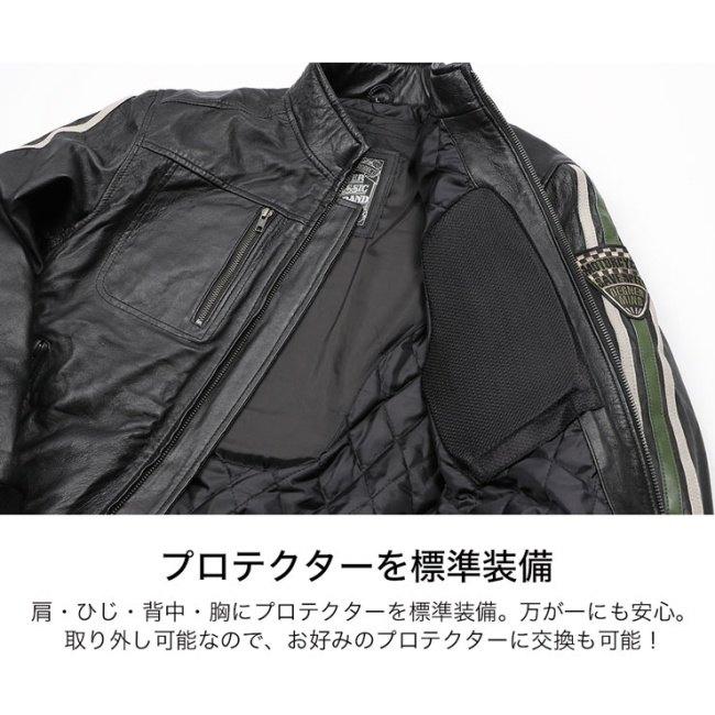 DEGNER デグナー レザーリブジャケット／Leather Rib Jacket サイズ：M 
