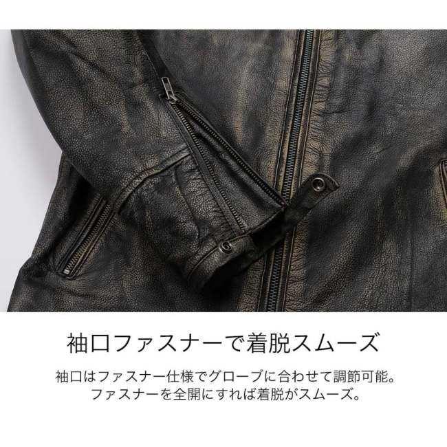 DEGNER デグナー レザージャケット／Leather Jacket サイズ：M レザージャケット ジャケット アパレル_6