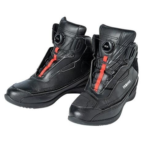 Y’S GEAR(YAMAHA) ワイズギア YAMAHA×クシタニ ブロックフローシューズ YAL03K［ブラック］ライディングシューズ サイズ：25.0(Q3F-KST-Y04-01K) | ワイズギア