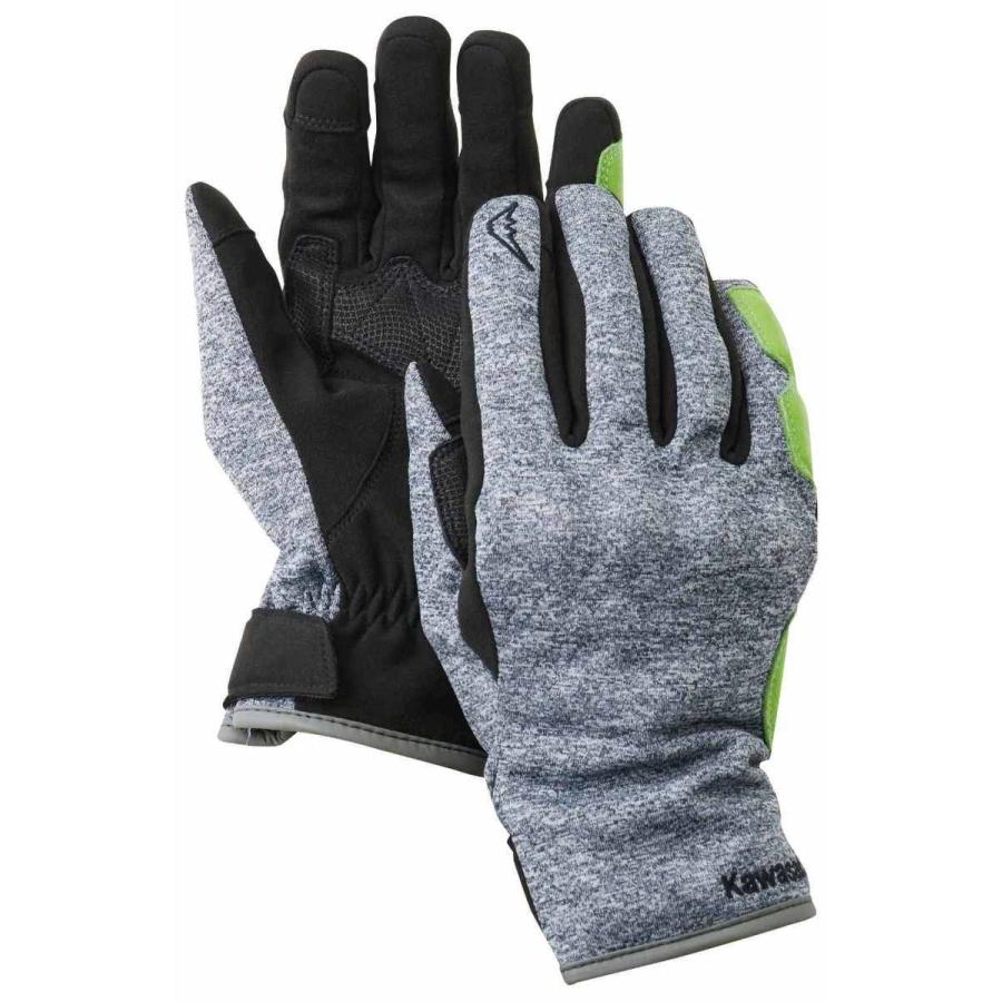 カワサキ×クシタニ レイブン ウインター グローブ Mサイズ バイクグローブ カワサキ（Kawasaki） カワサキ×クシタニ レイブンウインターグローブ