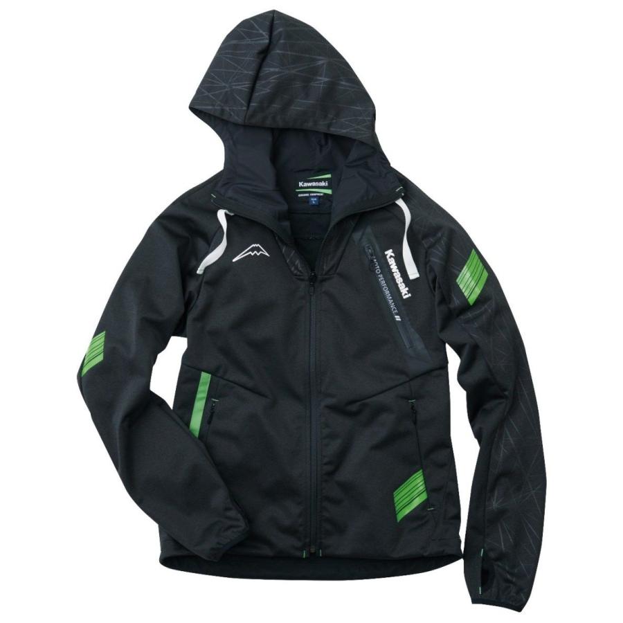 クシタニ　カワサキ　ミッドジャケット カワサキ Kawasaki カワサキ×クシタニ ミッドパーカー サイズ：M