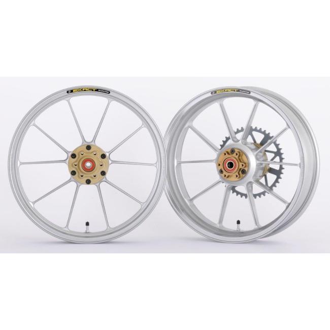 ADVANTAGE アドバンテージ EXACT[イグザクト] II RACING 10 フル鍛造アルミホイール 前後セット カラー：シルバー GSX1300R 隼 SUZUKI スズキ ホイール 足回りの画像