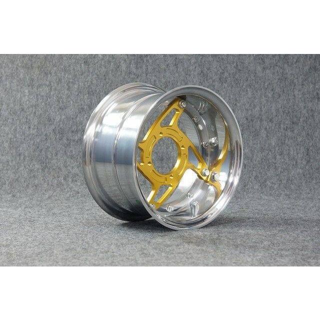 １０インチケップスピード3.5jの合わせホイールです。 GM-MOTO ジーエムモト KEPSPEED製 10インチ合わせホイール(3.5J・4.0J