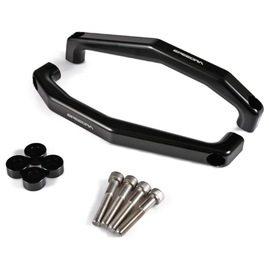 YAMAHA mt09 21〜23 SPEEDRA アルミグラブバー SPEEDRA（スピードラ） サイドグリップ カラー：ブラック MT-09 YAMAHA