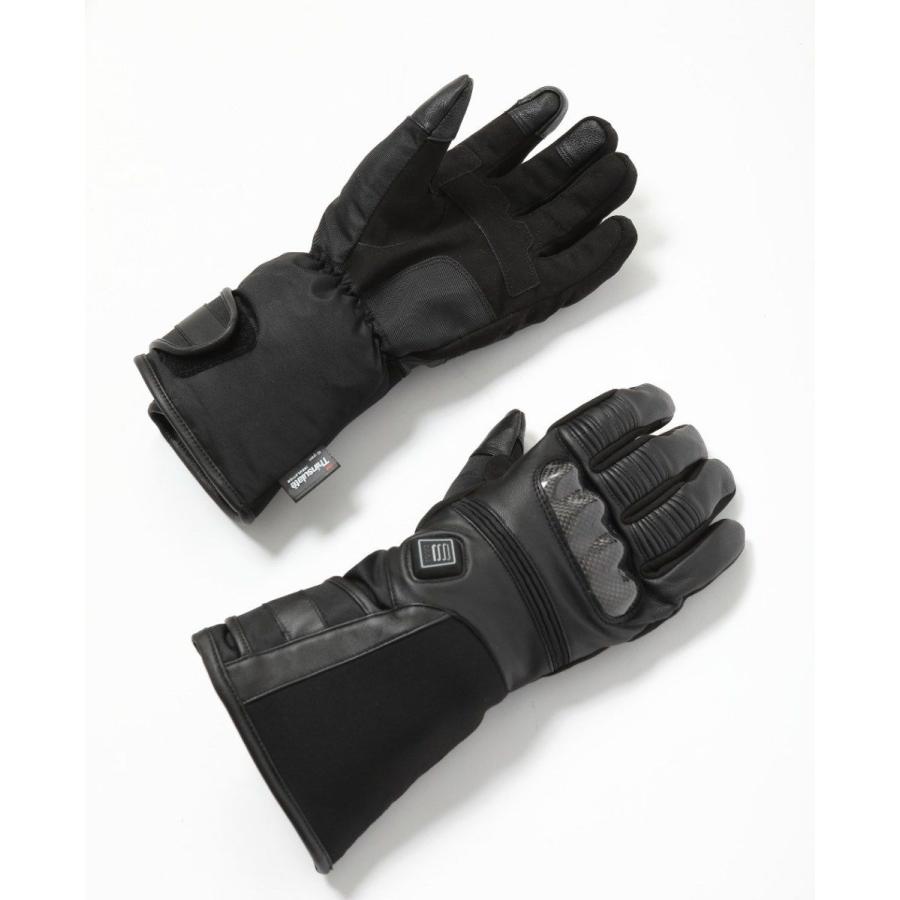 HEATMASTER ヒートマスター 12Vヒートカーボン調スポーツグローブ LIDEF サイズ：L 電熱グローブ アパレル | HEATMASTER