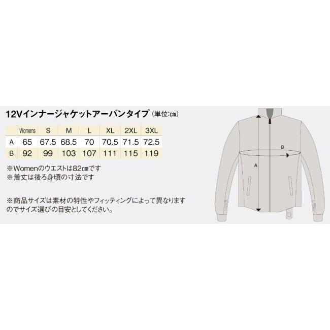 HEATMASTER（ヒートマスター） 12Vヒートインナージャケット アーバン