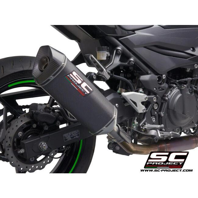 SC-PROJECT SCプロジェクト SC1-M スリップオンサイレンサー【公道走行可】 本体材質：カーボン NINJA 400 Z400 KAWASAKI カワサキ スリップオンマフラー | SCーPROJECT | 10