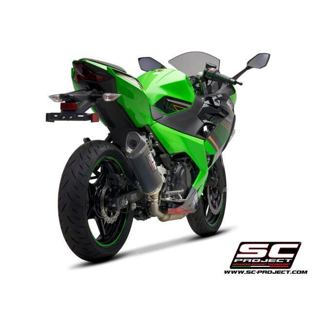 SC-PROJECT SCプロジェクト SC1-M スリップオンサイレンサー【公道走行可】 本体材質：カーボン NINJA 400 Z400 KAWASAKI カワサキ スリップオンマフラー | SCーPROJECT | 03