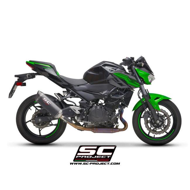 SC-PROJECT SCプロジェクト SC1-M スリップオンサイレンサー【公道走行可】 本体材質：カーボン NINJA 400 Z400 KAWASAKI カワサキ スリップオンマフラー | SCーPROJECT | 04