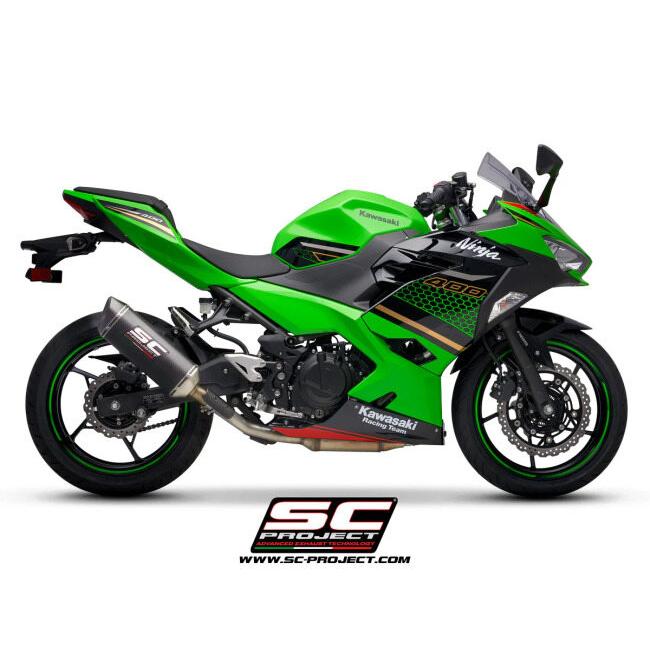 SC-PROJECT SCプロジェクト SC1-M スリップオンサイレンサー【公道走行可】 本体材質：カーボン NINJA 400 Z400 KAWASAKI カワサキ スリップオンマフラー | SCーPROJECT | 05