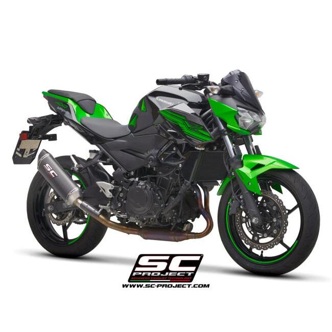 SC-PROJECT SCプロジェクト SC1-M スリップオンサイレンサー【公道走行可】 本体材質：カーボン NINJA 400 Z400 KAWASAKI カワサキ スリップオンマフラー | SCーPROJECT | 06