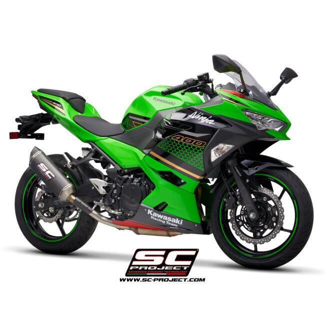 SC-PROJECT SCプロジェクト SC1-M スリップオンサイレンサー【公道走行可】 本体材質：カーボン NINJA 400 Z400 KAWASAKI カワサキ スリップオンマフラー | SCーPROJECT | 07