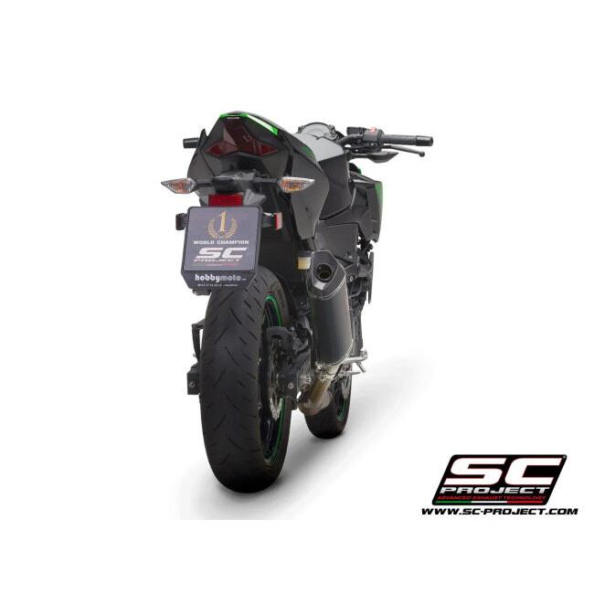 SC-PROJECT SCプロジェクト SC1-M スリップオンサイレンサー【公道走行可】 本体材質：カーボン NINJA 400 Z400 KAWASAKI カワサキ スリップオンマフラー | SCーPROJECT | 08