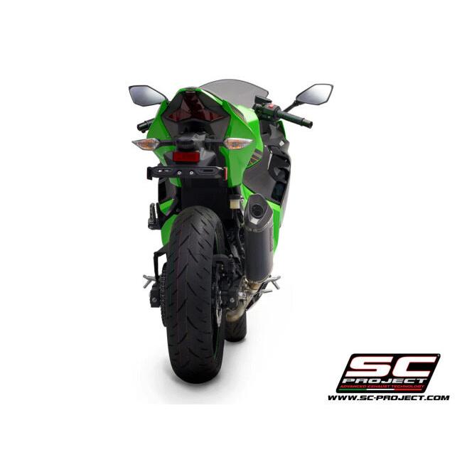 SC-PROJECT SCプロジェクト SC1-M スリップオンサイレンサー【公道走行可】 本体材質：カーボン NINJA 400 Z400 KAWASAKI カワサキ スリップオンマフラー | SCーPROJECT | 09