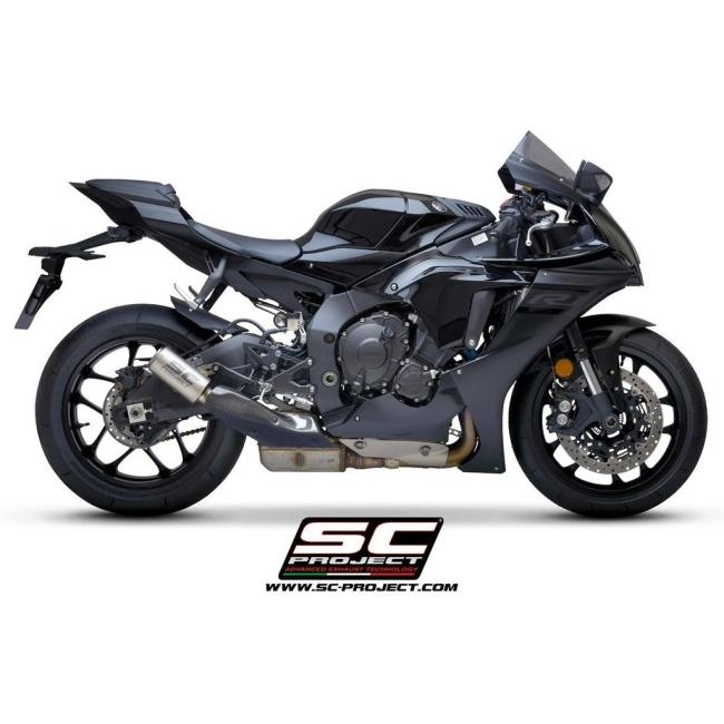 SC-PROJECT SCプロジェクト CR-T スリップオンサイレンサー【公道走行可】 本体材質：チタン YZF-R1 YZF-R1M YAMAHA ヤマハ スリップオンマフラー マフラー | SCーPROJECT | 02