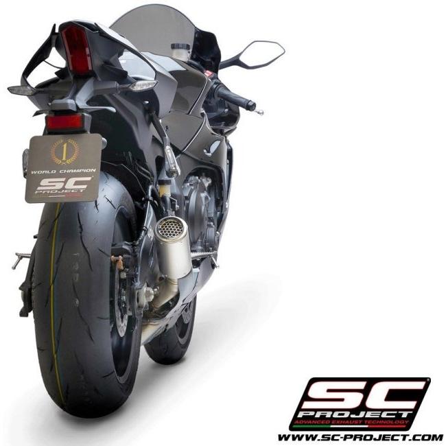 SC-PROJECT SCプロジェクト CR-T スリップオンサイレンサー【公道走行可】 本体材質：チタン YZF-R1 YZF-R1M YAMAHA ヤマハ スリップオンマフラー マフラー | SCーPROJECT | 04