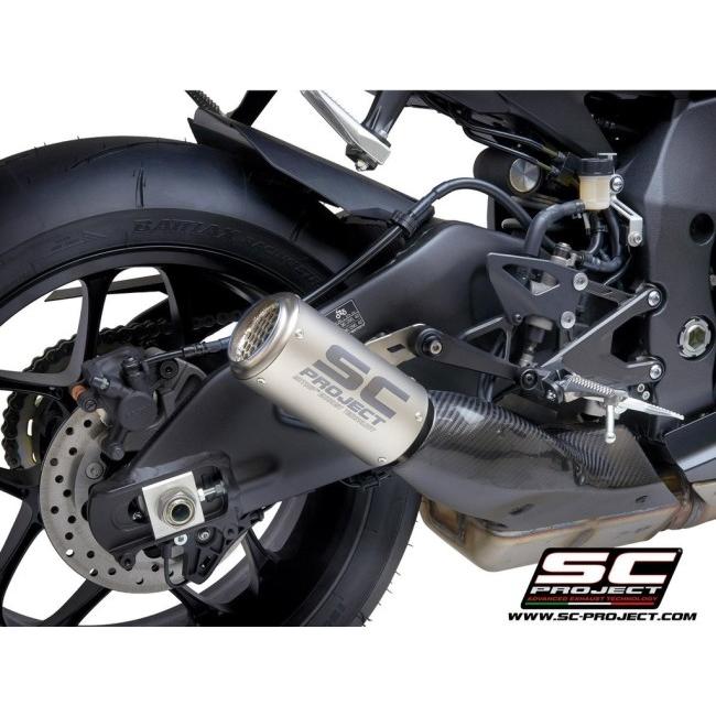 SC-PROJECT SCプロジェクト CR-T スリップオンサイレンサー【公道走行可】 本体材質：チタン YZF-R1 YZF-R1M YAMAHA ヤマハ スリップオンマフラー マフラー | SCーPROJECT | 05