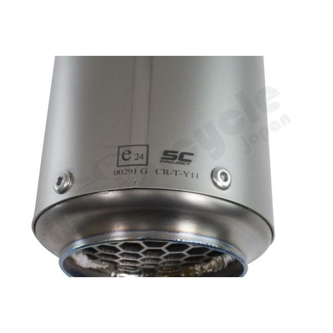 SC-PROJECT SCプロジェクト CR-T スリップオンサイレンサー【公道走行可】 本体材質：チタン YZF-R1 YZF-R1M YAMAHA ヤマハ スリップオンマフラー マフラー | SCーPROJECT | 09