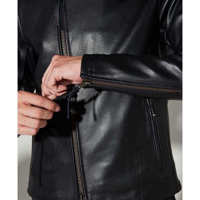 KADOYA K'SLEATHER レザージャケットLL 革ジャン タイトダブル レザージャケット｜カドヤ公式オンライン