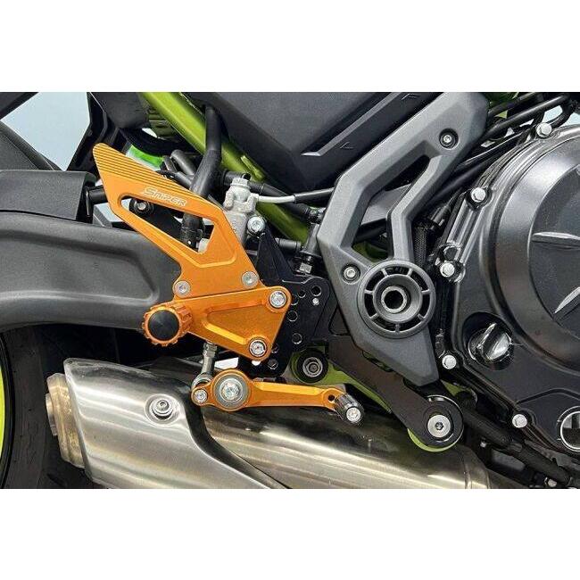 SNIPER スナイパー バックステップ カラー：ゴールド Z650RS Z650 NINJA650 KAWASAKI カワサキ ステップ 足回り_2