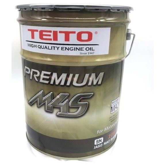 TEITO テイト PREMIUM M4S エンジンオイル【10W-40】【4サイクルオイル】【20L】 容量：20L｜webike｜06