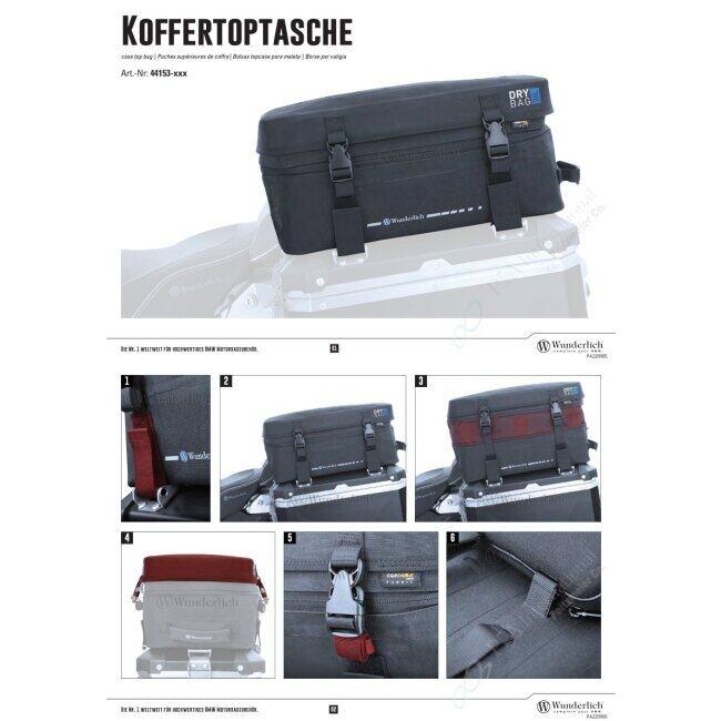 ￼写真のディスクとケースの6作品セットです Wunderlich（ワンダーリッヒ） 純正パニアケース用トップバッグ