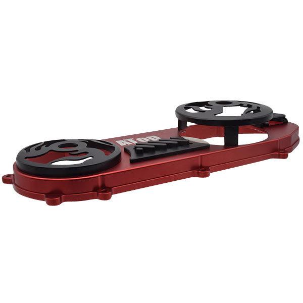 ATop エートップ オープンプライマリー クランクケース カラー：ブラック／レッド シグナスX125 BW’S125 YAMAHA ヤマハ クランクケースカバー エンジンパーツ | ATop | 04