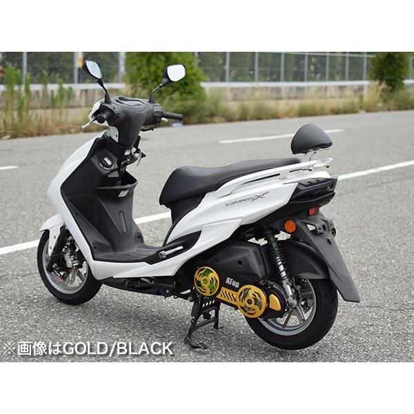 ATop エートップ オープンプライマリー クランクケース カラー：ブラック／レッド シグナスX125 BW’S125 YAMAHA ヤマハ クランクケースカバー エンジンパーツ | ATop | 06