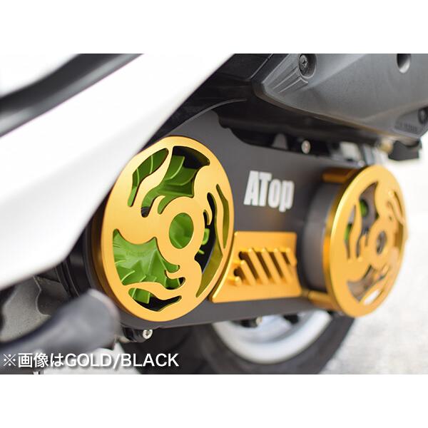 ATop エートップ オープンプライマリー クランクケース カラー：ブラック／レッド シグナスX125 BW’S125 YAMAHA ヤマハ クランクケースカバー エンジンパーツ | ATop | 08