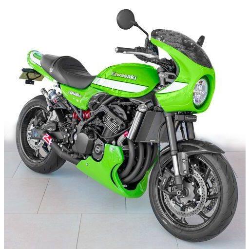 Kawasaki Z900RS カスタム　アンダーカウル グリーン アンダーカウル艤装完了！（カワサキ Z900RS）by KennyTX_GRMN - みんカラ パーツ
