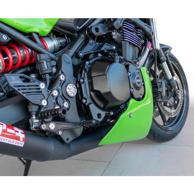 Kawasaki Z900RS カスタム　アンダーカウル グリーン ARCHI アーキ チンスポイラー カラー：ライムグリーン Z900RS CAFE SE