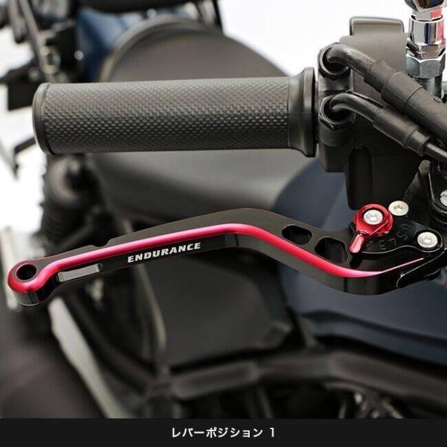 ENDURANCE エンデュランス アジャスタブルブレーキレバー HG カラー：グリーン CT125 スーパーカブ110 HONDA ホンダ ブレーキレバー ハンドル周辺パーツ | ENDURANCE（バイク） | 04