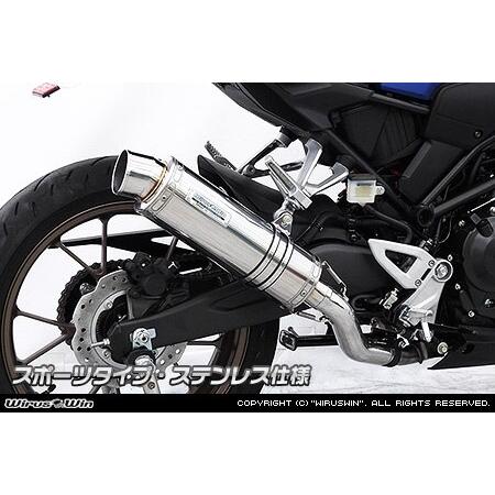 WirusWin（ウイルズウィン） スリップオンマフラー サイレンサー出口